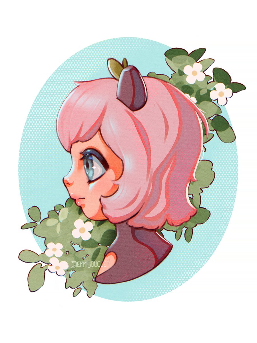 Side profile🌿 #procreateart