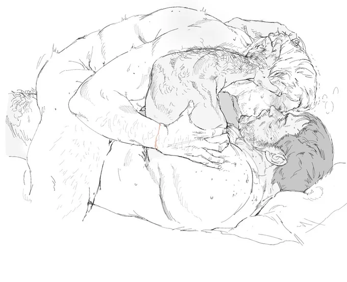 waow i actually drew nsfw winterfield , no genitalias though , not even horny , maybe next one 