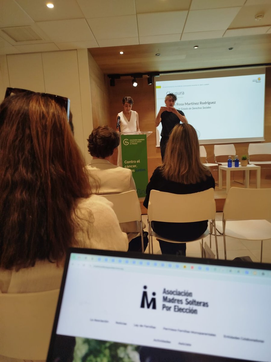 Asociación Madres Solteras por Elección (@asociacionmspe) on Twitter photo Mañana de dialogo y debate para avanzar en cuidados, soledad no deseada y salud mental. De esto sabemos mucho las familias monoparentales. Gracias a <a href="/ContraCancerEs/">Asociación Española Contra el Cáncer</a> y al Comisionado de Salud y Cuidados por promover estos encuentros. <a href="/PCallejaTol/">Paloma Calleja 💜🍃</a> <a href="/sanidadgob/">Ministerio de Sanidad</a> <a href="/SaizElma/">Elma Saiz</a> Mañana de dialogo y debate para avanzar en cuidados, soledad no deseada y salud mental. De esto sabemos mucho las familias monoparentales. Gracias a <a href="/ContraCancerEs/">Asociación Española Contra el Cáncer</a> y al Comisionado de Salud y Cuidados por promover estos encuentros. <a href="/PCallejaTol/">Paloma Calleja 💜🍃</a> <a href="/sanidadgob/">Ministerio de Sanidad</a> <a href="/SaizElma/">Elma Saiz</a>
