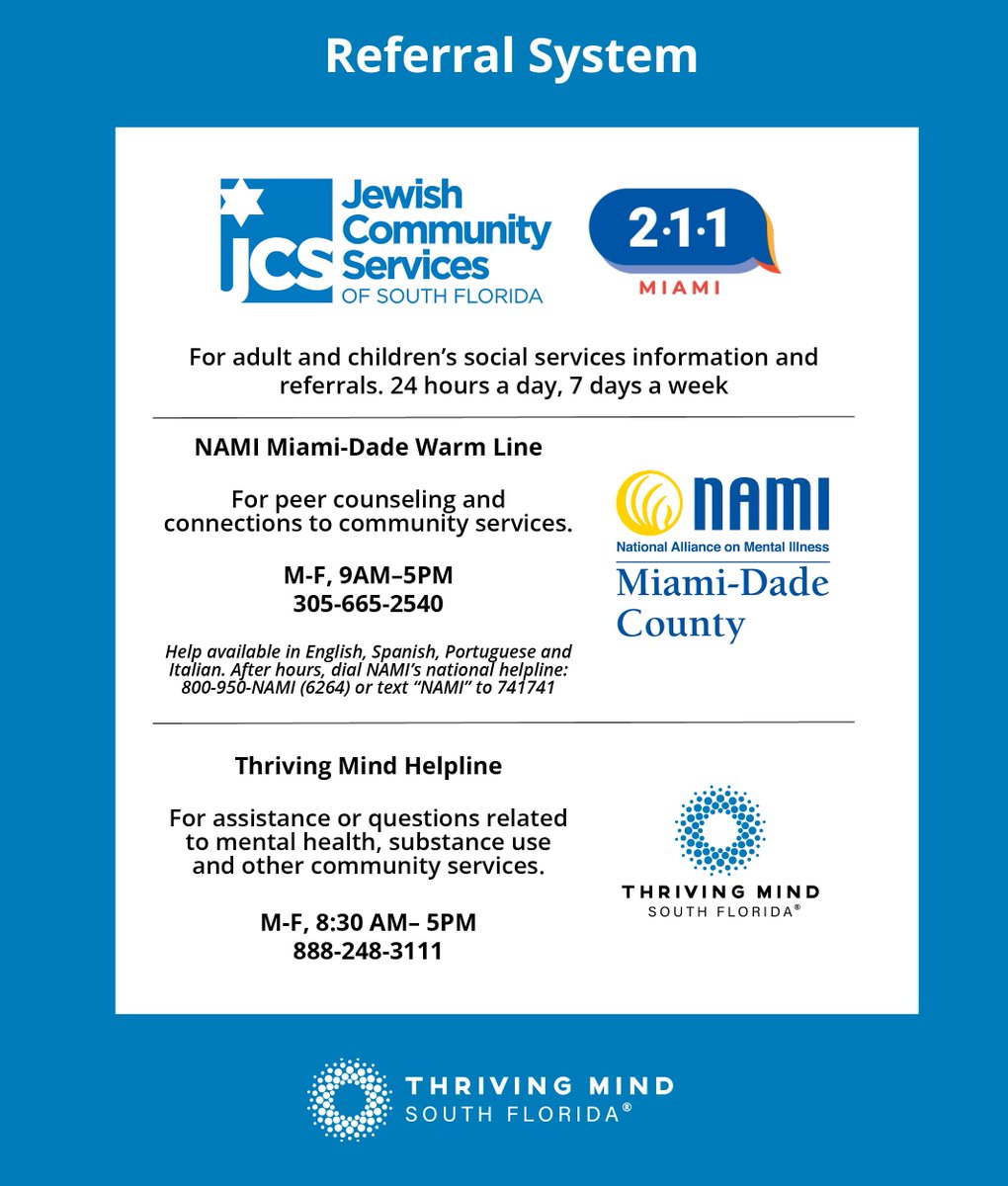 ThrivingMindSF's tweet image. Thriving Mind manages non-crisis social service and referral lines throughout our region. These services are operated by its providers, and offered to the community regardless of income or insurance status. Click here for help: thrivingmind.org