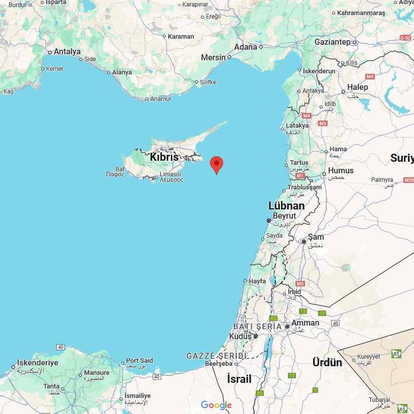 KKTC açıklarında 4.4 büyüklüğünde deprem meydana geldi.