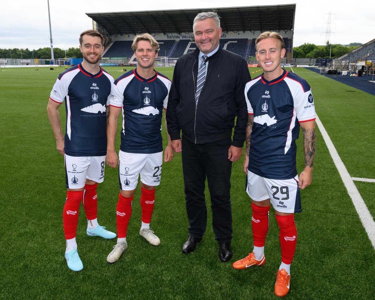 Water &amp; Pipeline Services are delighted to be the official shorts sponsor for <a href="/FalkirkFC/">Falkirk FC</a> Scottish Premiership season!

From joining as an advertiser in 2023/24 to becoming the Bairns View sponsor in 2024/25, our partnership with the club continues to grow. #COYB