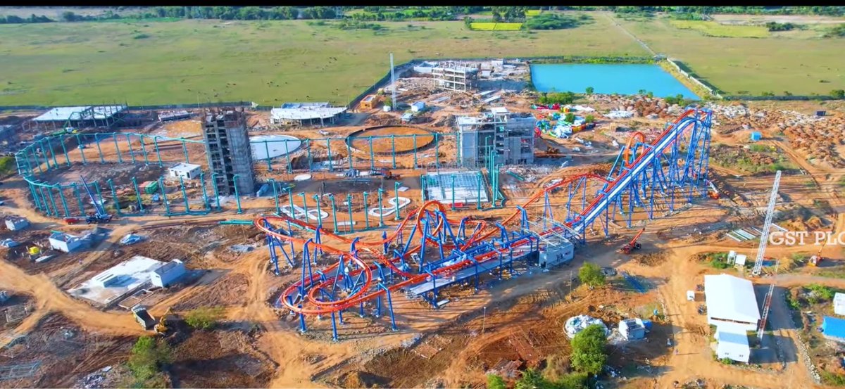 UpdatesChennai's tweet image. The under construction Chennai's Wonderla Park which is set for opening by year end. One can spot the rumoured monorail line too... #Wonderla #Chennai 🎡🎢
P.C : @rakeshtarun_101 🙌