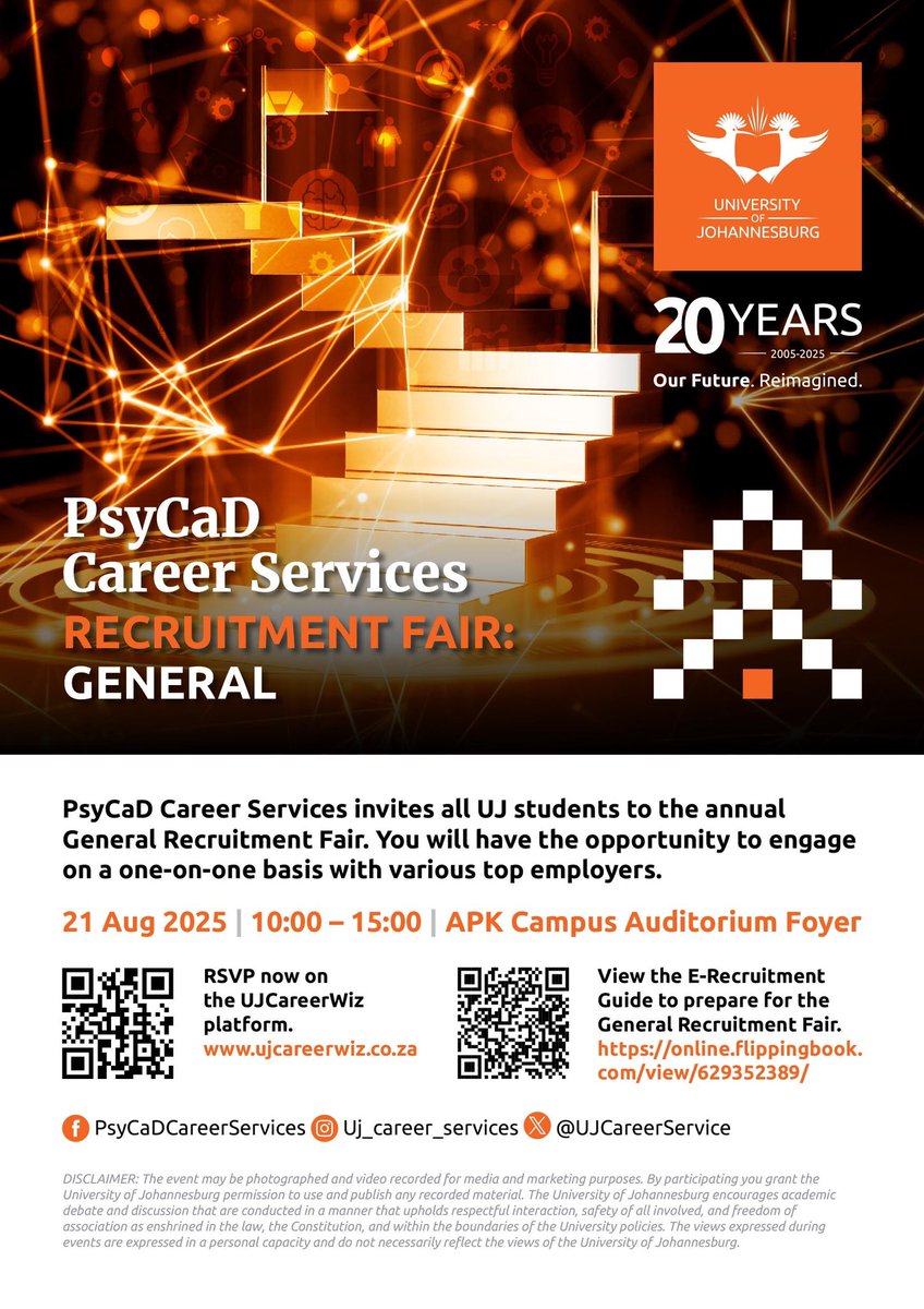 UJ Career Services tweet media