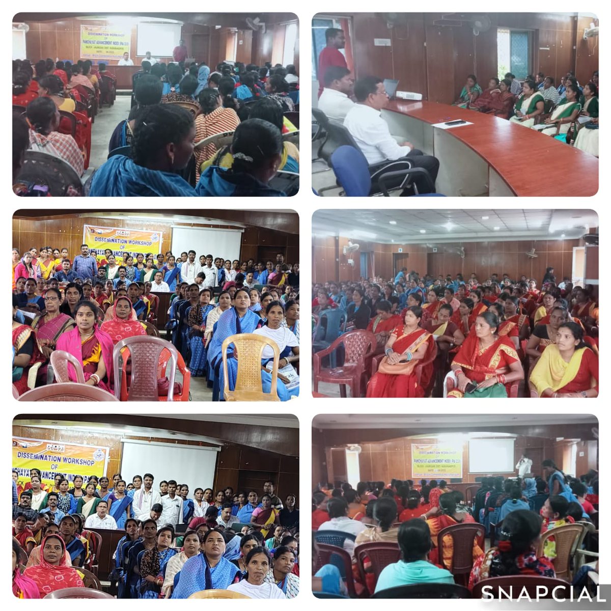 One day Training cum workshop Programme on Panchayat Advancement Index 2.0 to GP functionaries of Jharigam Block on 23.06.2025