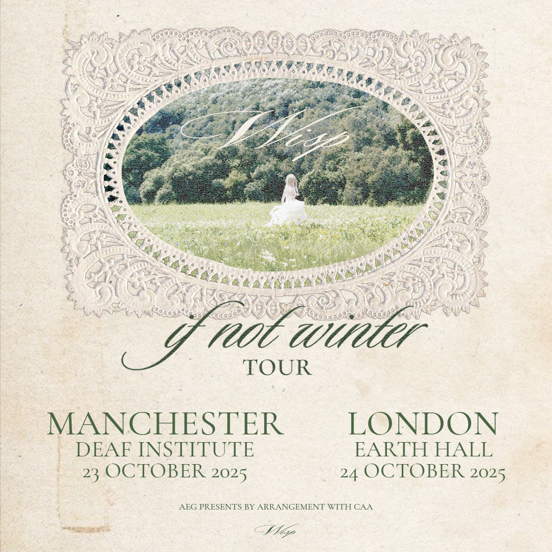 The Deaf Institute (@deafinstitute) on Twitter photo JUST ANNOUNCED
Shoegaze artist wisp will be coming to the deaf institute on the 23rd October
Tickets are on sale Friday at 10am JUST ANNOUNCED
Shoegaze artist wisp will be coming to the deaf institute on the 23rd October
Tickets are on sale Friday at 10am