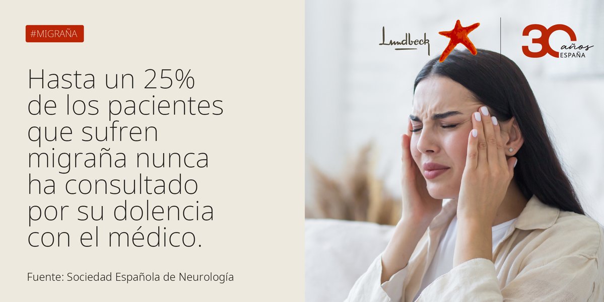 Según la <a href="/seneurologia/">SEN</a>, hasta un 25% de los pacientes que sufren #migraña nunca ha consultado con un médico por su dolor.

Un dato que nos recuera la importancia de continuar trabajando para visibilizar esta enfermedad neurológica con proyectos que empoderen al paciente y decir