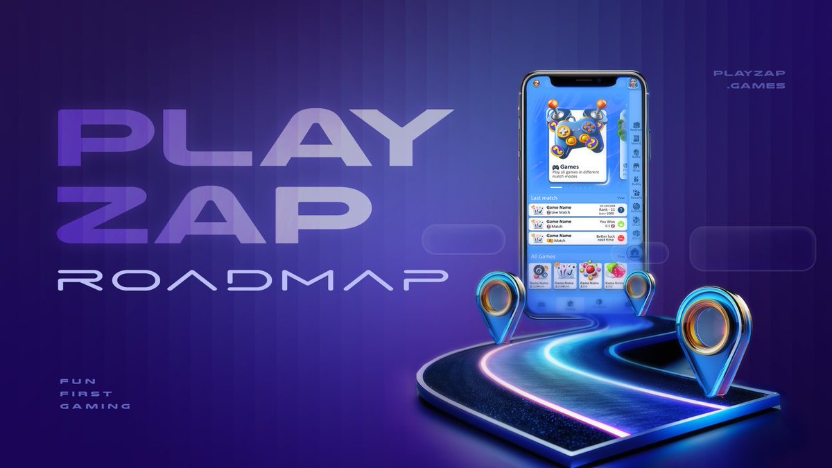 🚀 PlayZap Games 2025 Roadmap

The next chapter in our GameFi journey. Here’s what’s coming:

🗓️ Q3 2025
● 600K+ Monthly Active Wallets ✅
● Zap Shooter (21st Game)
● Survival. io (22nd Game)
● New Staking Pools with up to 50% APY 
● PlayZap Raffle – fresh new rewards system