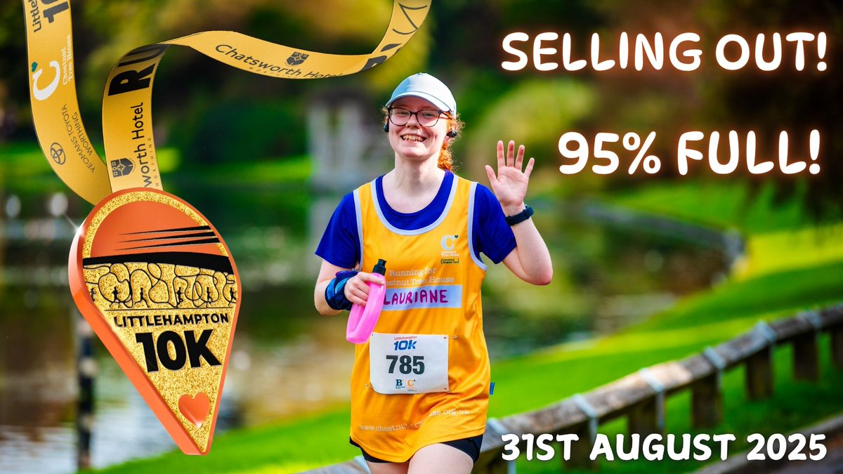 This year's event will be a sell out! We're on track to sell out within the next 10days. Make sure that friend that said "I'll join you' knows! run-fest.com/littlehampton/…