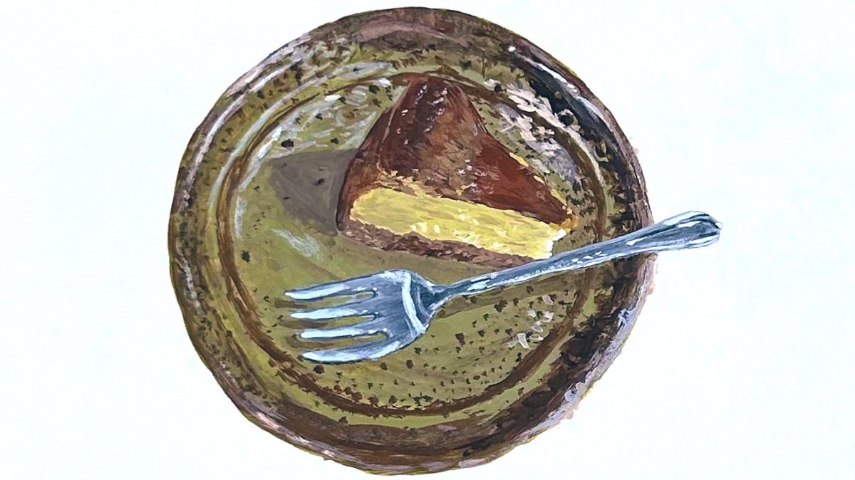 喫茶店のチーズケーキ

 #初夏の創作クラスタフォロー祭り
#アナログ画
#アクリル画
#イラスト
#チーズケーキ