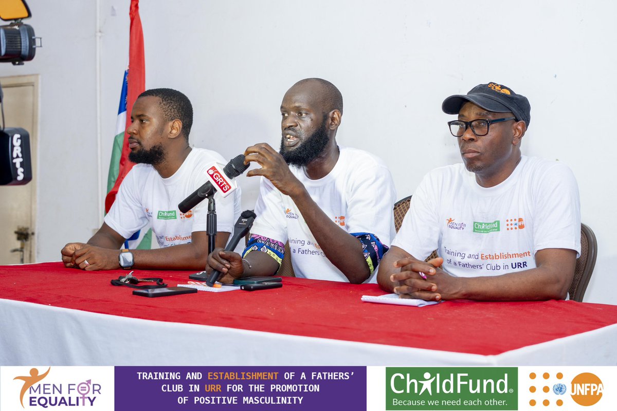 men4equality1's tweet image. New week, New mission ☑️

We are in Basse for the training and establishment of a Fathers’ Club for the promotion of positive masculinity in the region.

This is possible thanks to support from @UNFPATheGambia through @ChildFundGambia 

#PositiveMasculinity #Menforequality