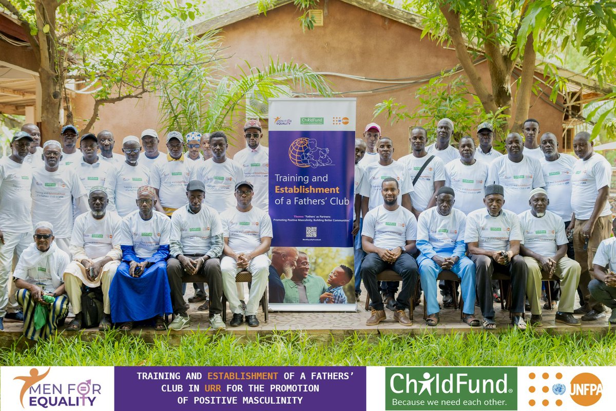men4equality1's tweet image. New week, New mission ☑️

We are in Basse for the training and establishment of a Fathers’ Club for the promotion of positive masculinity in the region.

This is possible thanks to support from @UNFPATheGambia through @ChildFundGambia 

#PositiveMasculinity #Menforequality