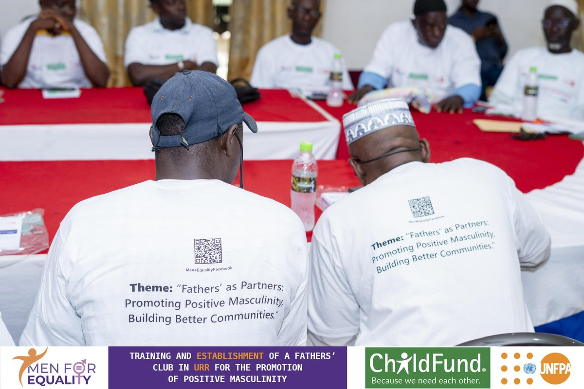 Men For Equality (@men4equality1) on Twitter photo New week, New mission āļø
We are in Basse for the training and establishment of a Fathersā Club for the promotion of positive masculinity in the region.
This is possible thanks to support from <a href="/UNFPATheGambia/">UNFPA The Gambia</a> through <a href="/ChildFundGambia/">ChildFund The Gambia</a>
#PositiveMasculinity #Menforequality New week, New mission āļø
We are in Basse for the training and establishment of a Fathersā Club for the promotion of positive masculinity in the region.
This is possible thanks to support from <a href="/UNFPATheGambia/">UNFPA The Gambia</a> through <a href="/ChildFundGambia/">ChildFund The Gambia</a>
#PositiveMasculinity #Menforequality
