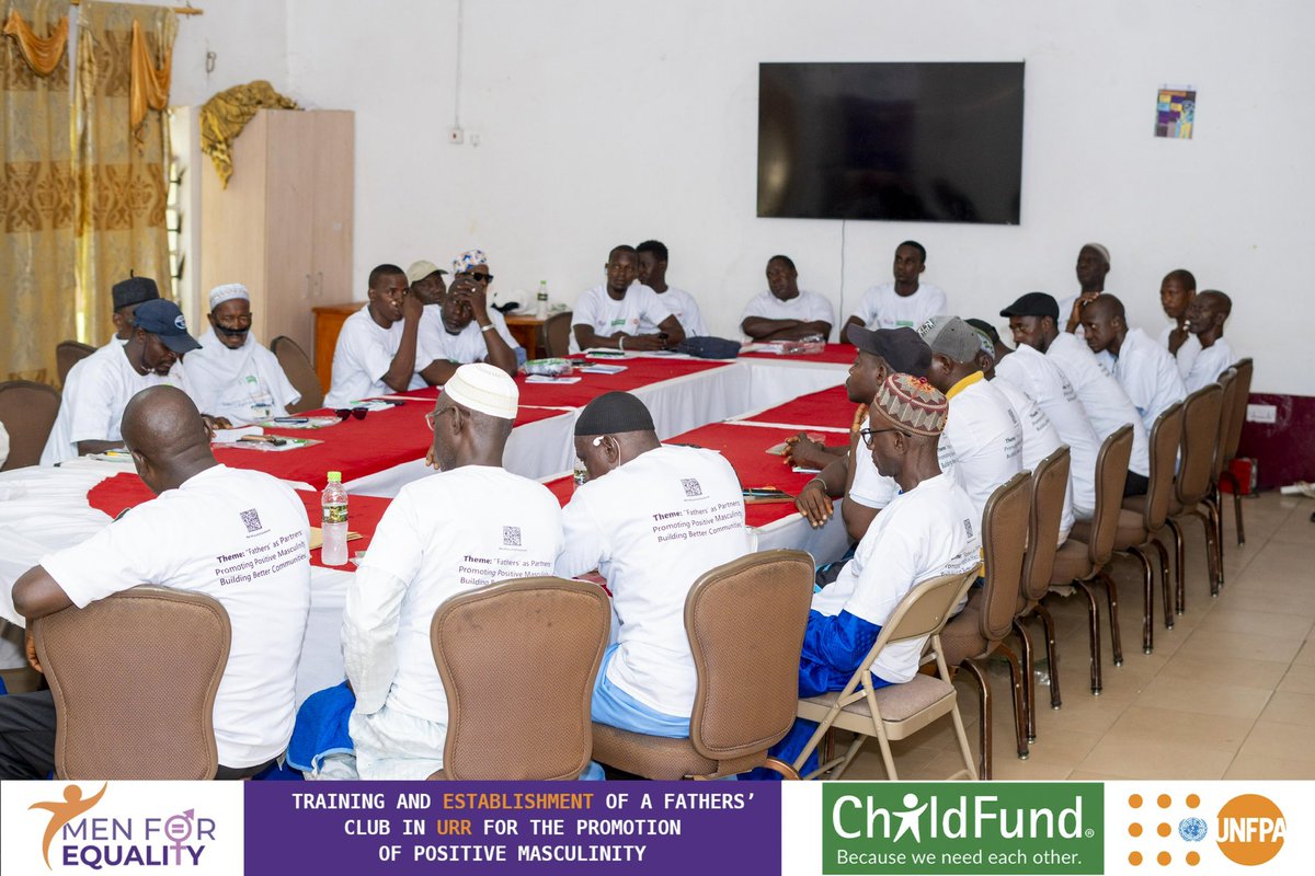 men4equality1's tweet image. New week, New mission ☑️

We are in Basse for the training and establishment of a Fathers’ Club for the promotion of positive masculinity in the region.

This is possible thanks to support from @UNFPATheGambia through @ChildFundGambia 

#PositiveMasculinity #Menforequality
