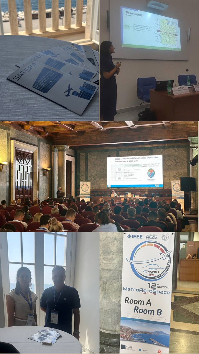 ✨Last week at MetroAeroSpace 2025✨

The paper " Robust and resilient GNSS synchronization of LEO satellites for space-based aircraft multilateration" presented.

#SESARJU #HorizonEU #DigitalSky #innovation #aviation #LEO #satellites #synchronization #GNSS #ATC #ATM