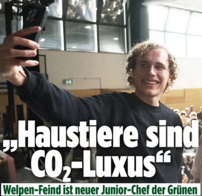 StrobelErich's tweet photo. Wird der Weg in die #Klima_Diktatur von solchen infantilen Sonderschülern wie #Blasel und Konsorten geebnet ? Deren CO² verseuchten Alpträume sollten dort bleiben, wo sie hingehören. Natürlich in den Bio-Müll..🤣🤮 https://t.co/28GUeNsOgE