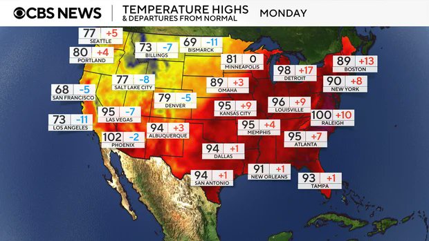 Good morning and happy Monday!

Stay cool, hydrated and indoors today if you are experiencing these extreme heat where you're not used to it. Looking at you fellow Michigan fam.