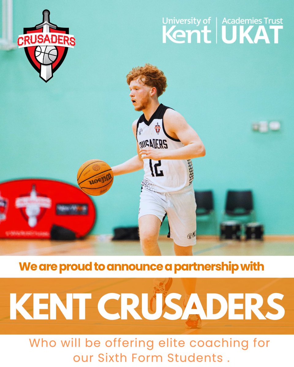 ukatacademies's tweet photo. Did you hear? 📣
 
🌟 Kent Crusaders Launch New Partnership with UKAT Sixth Form in Medway 🌟
 
For more information or to express interest in joining the programme, please contact ➡️ ukatsixthform@ukat.org https://t.co/DsqyynCgRy