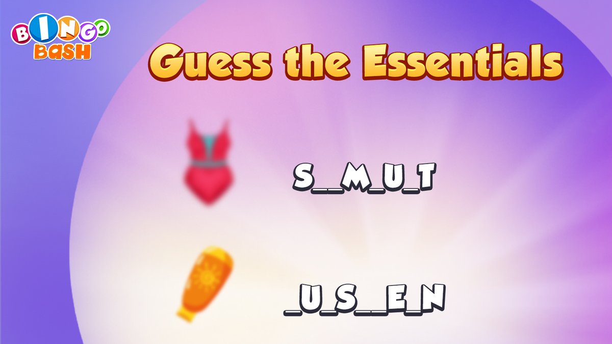 PlayBingoBash's tweet image. 🎁 FREEBIE up for grabs!

Guess the summer essentials and celebrate the sunshine in style! ☀️👙🧴
Drop your answers and grab this FREEBIE▶️ bit.ly/42ILlQi 

#BingoBash #SummerVibes #FreebieFun
