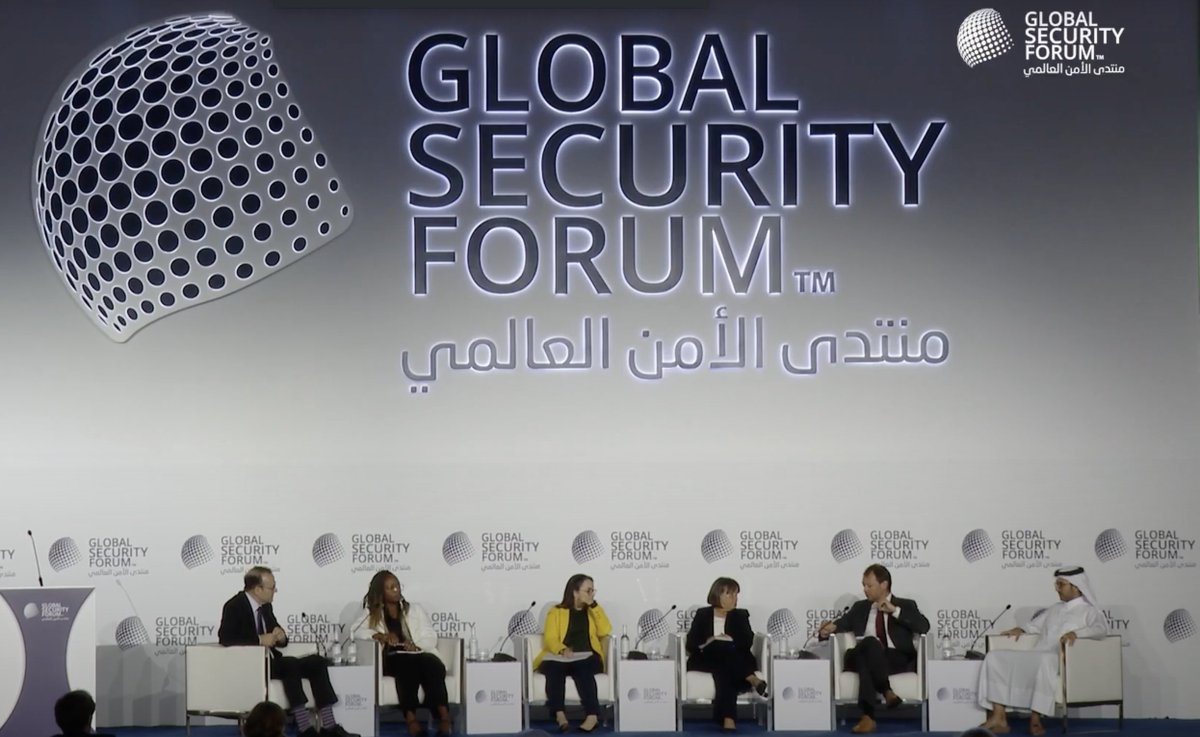 GSECForum's tweet image. 🎥 At #GSF2025 | PANEL: 'Addressing Non-State Actors: Policy & Legal Considerations'. Sponsored by the United Nations Counter-Terrorism Committee Executive Directorate.
Watch the full chat: ow.ly/55oz50Wb4q8