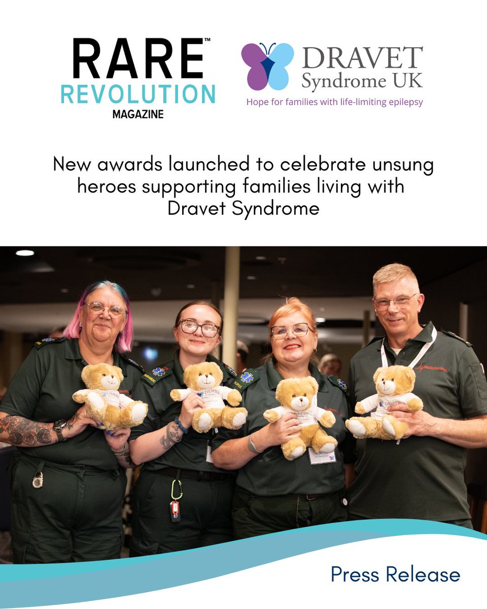 RARE Revolution Magazine (@rarerevolutionm) on Twitter photo Dravet Syndrome UK (<a href="/DravetUK/">Dravet Syndrome UK</a> has launched the #LittleMomentsMatter Awards today, a new initiative designed to celebrate outstanding health, social care, and education professionals who provide support to families affected by #DravetSyndrome.
Read more at bit.ly/3FM9AVl Dravet Syndrome UK (<a href="/DravetUK/">Dravet Syndrome UK</a> has launched the #LittleMomentsMatter Awards today, a new initiative designed to celebrate outstanding health, social care, and education professionals who provide support to families affected by #DravetSyndrome.
Read more at bit.ly/3FM9AVl