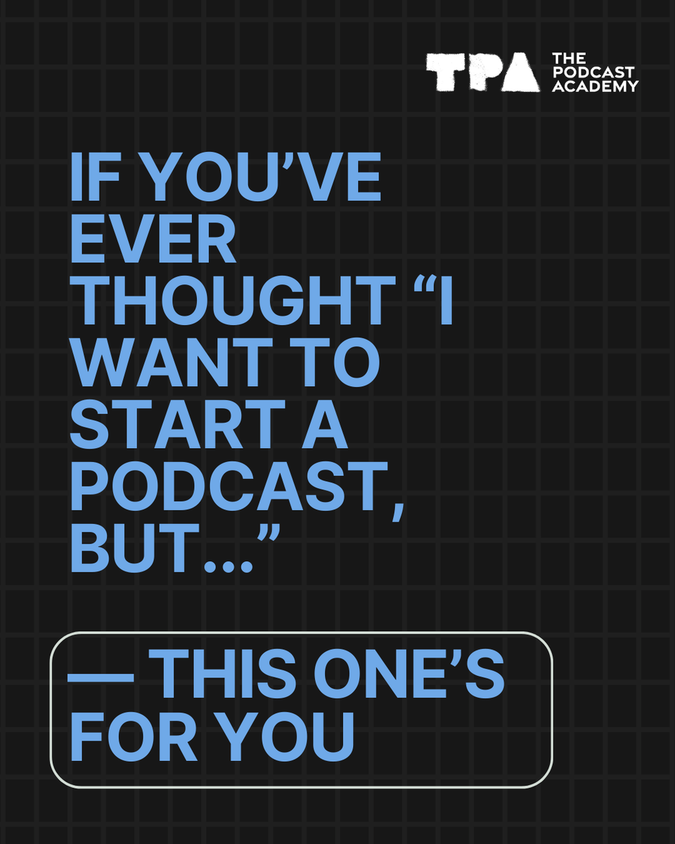 podcastacademy's tweet image. Curious about transitioning from writing or video to podcasting?
🔗 Revisit “How to Best Transition from Other Mediums to Audio/Podcasting” on our blog: thepodcastacademy.com/podcasting-ind…
#TPACommunity #PodcastTips #AudioStorytelling #Ambies2025 #CreativePivot