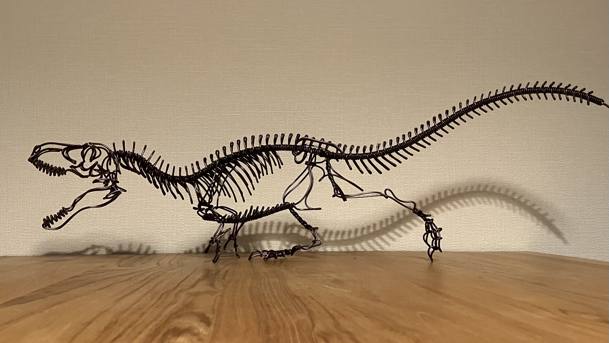 ワイヤーアート ティラノザウルス