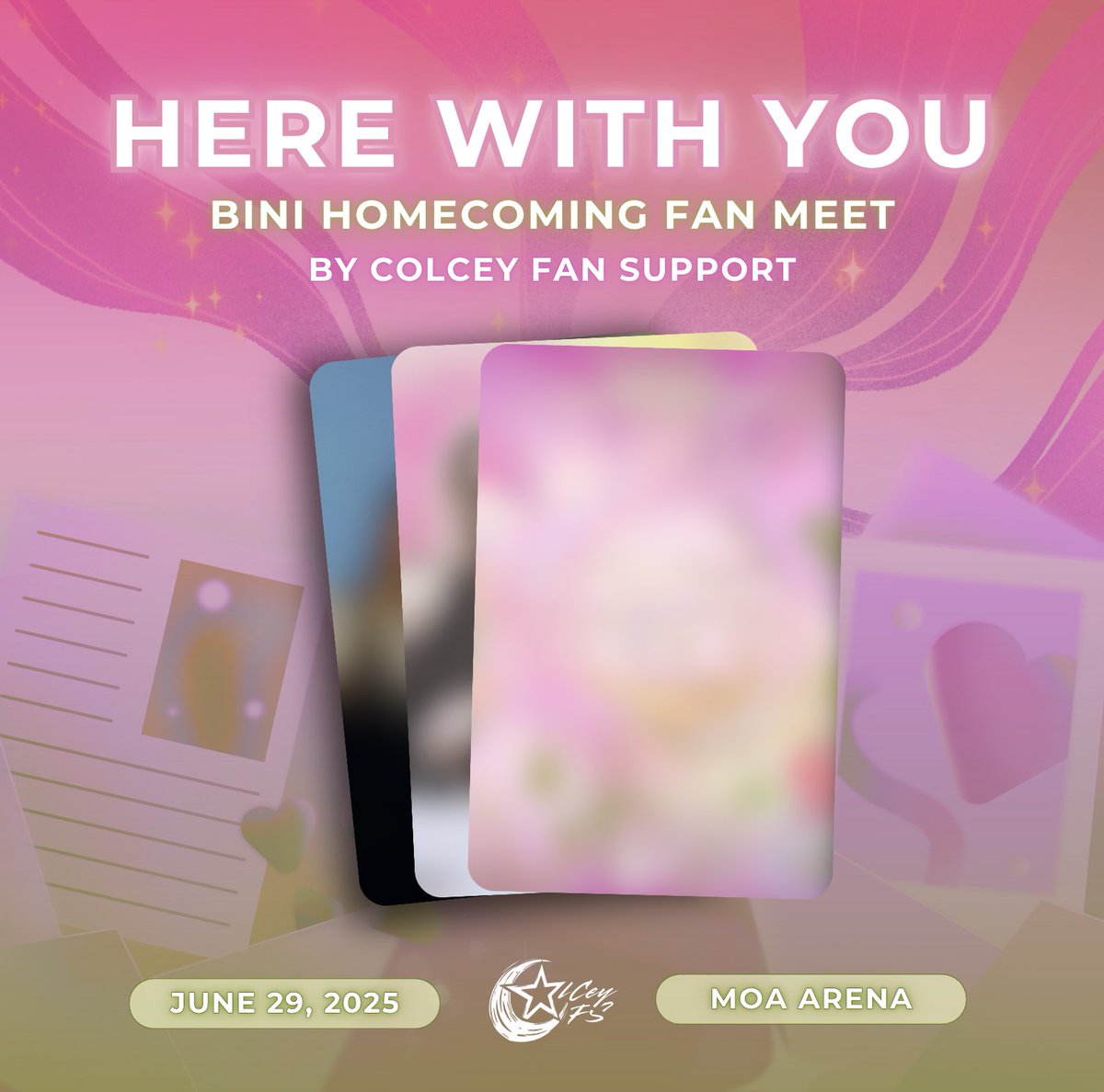 colceyofficial's tweet photo. Heads up, Starlets! ๐
We'll be giving away a limited number of Colcey photocards during BINIโs homecoming fan meet โ 1:1 ratio! Exact time and location will be announced on D-Day. Letโs show our love and support as we welcome the girls home. See you there!
#ColceyFanSupport https://t.co/r82KYPSWBu