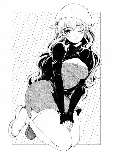 #無言で帽子をかぶったイラストを貼る見た人も貼る