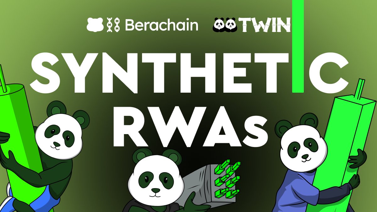 TWIN Finance (@twinfinance) on Twitter photo Mint & Trade on <a href="/berachain/">Berachain Foundation π»β</a> π»βοΈ
Synthetic RWAs tradable 24/7 π
What's your next trade? π§
Start Now: app.twinfinance.io/trade π Mint & Trade on <a href="/berachain/">Berachain Foundation π»β</a> π»βοΈ
Synthetic RWAs tradable 24/7 π
What's your next trade? π§
Start Now: app.twinfinance.io/trade π