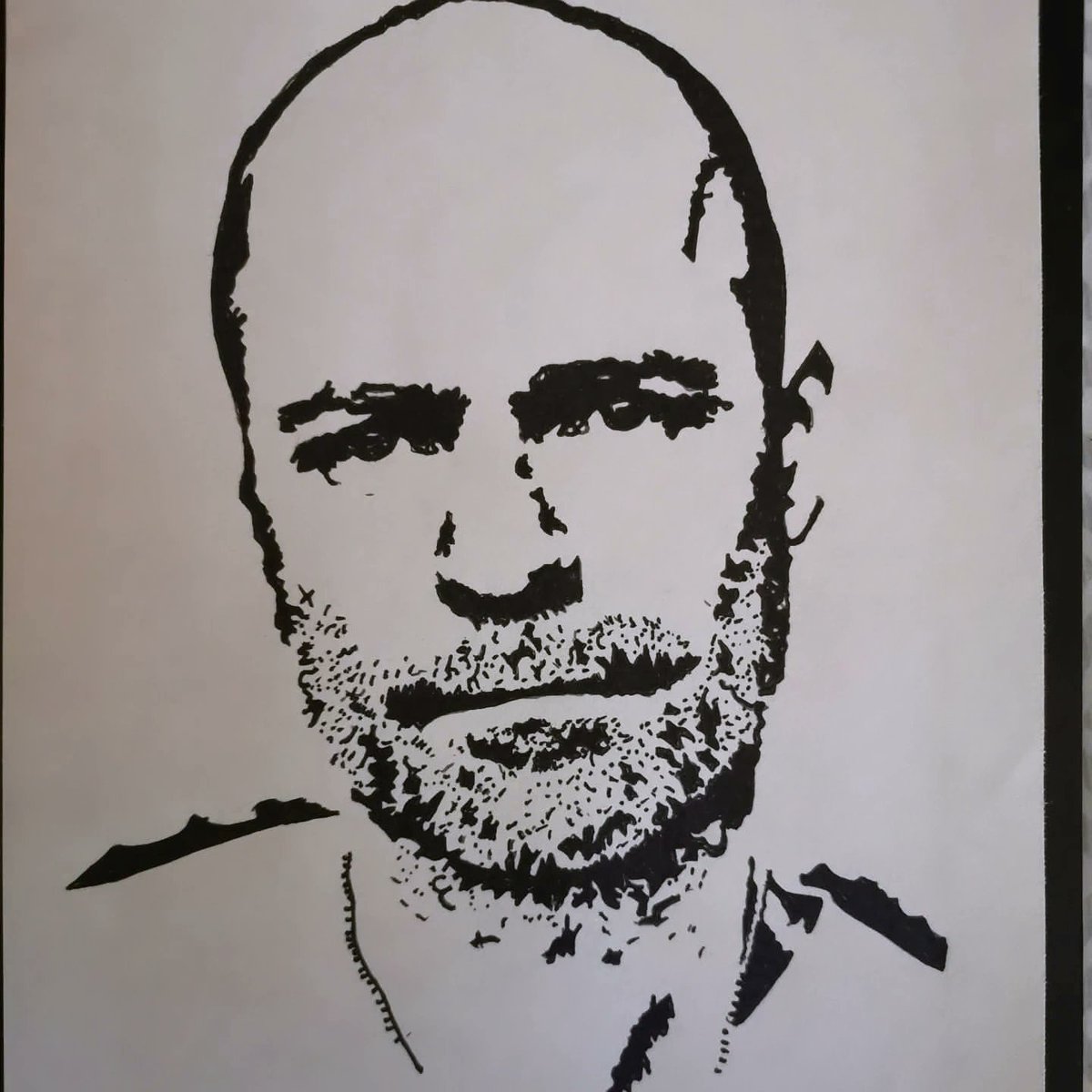 I've started a new art collection. All hand drawn with a sharpie. Adding to it everyday.