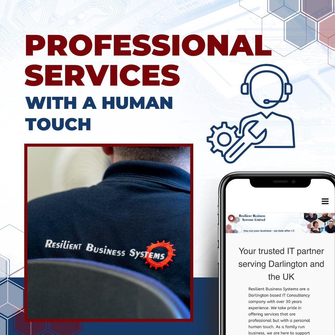 Resilient Business Systems Ltd (@resilientsystem) on Twitter photo We take pride in offering professional services but with a personal human touch π»
pulse.ly/u6edb91mvy
#technews #technology #itcompany #darlington #itsupport #teesside #yorkshire  #businessgrowth #businesstech #itsolutions #informationsecurity #datasecurity #cybersecurity We take pride in offering professional services but with a personal human touch π»
pulse.ly/u6edb91mvy
#technews #technology #itcompany #darlington #itsupport #teesside #yorkshire  #businessgrowth #businesstech #itsolutions #informationsecurity #datasecurity #cybersecurity