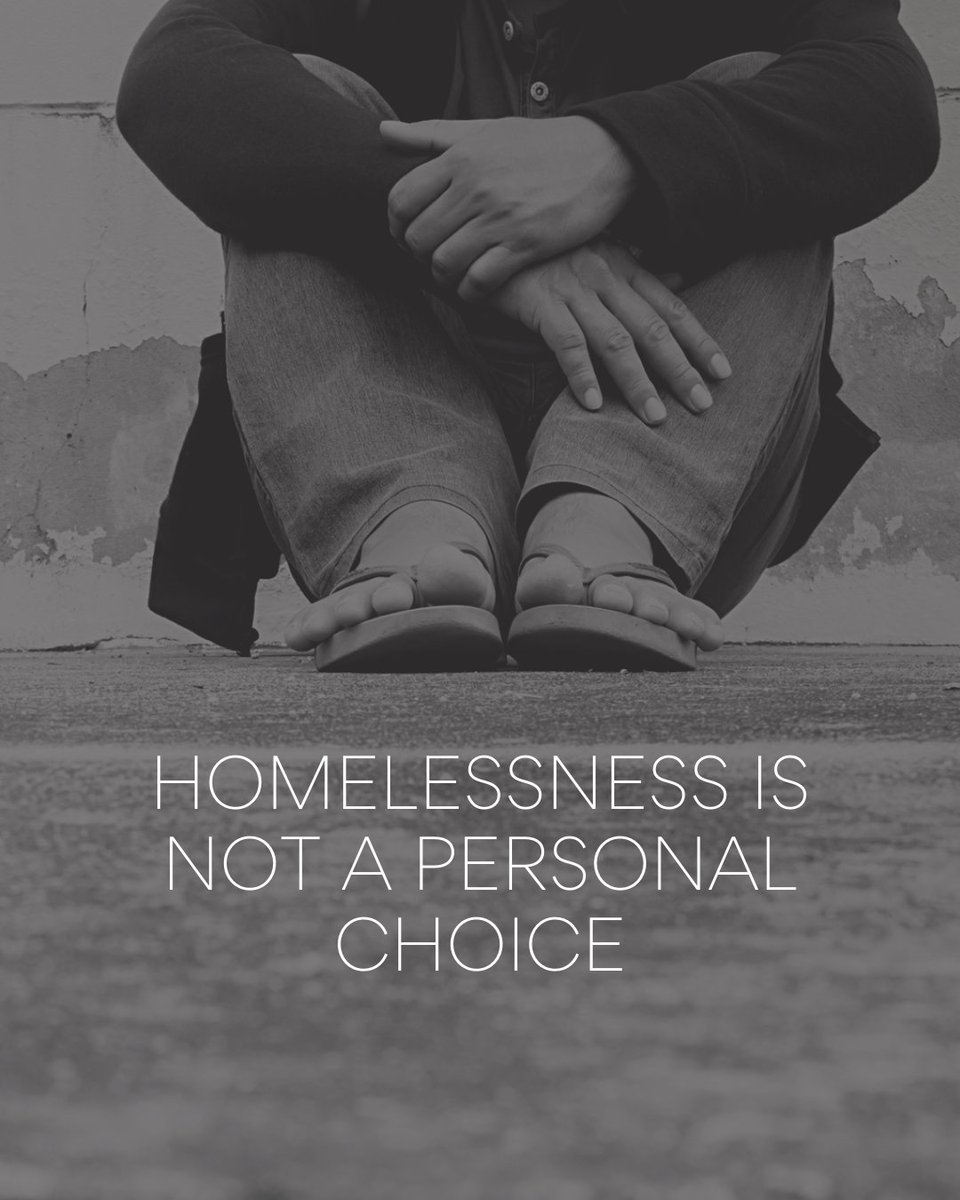Homelessness is not a personal choice. When we focus on safe and affordable housing and better policy, we work towards ending homelessness.