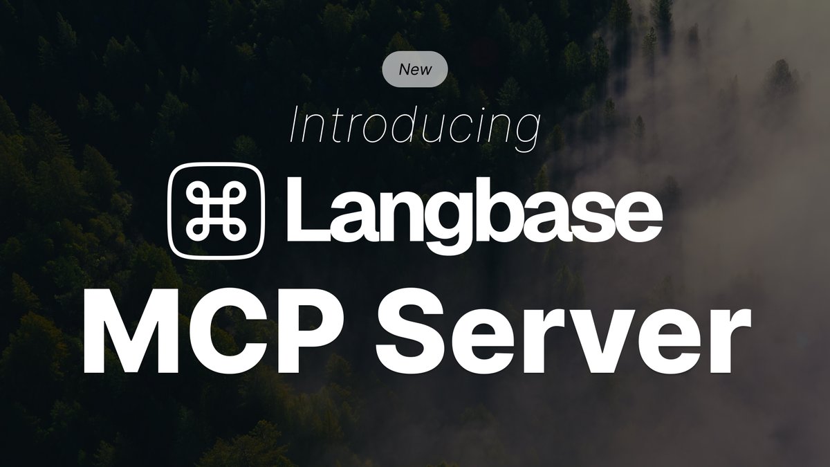 Introducing Langbase MCP server.

Connect Claude, Cursor, and Windsurf to Langbase.
Create and manage your AI pipes and memory agents without leaving your code editor.

Bring the full power of AI primitives into your favorite coding tools.