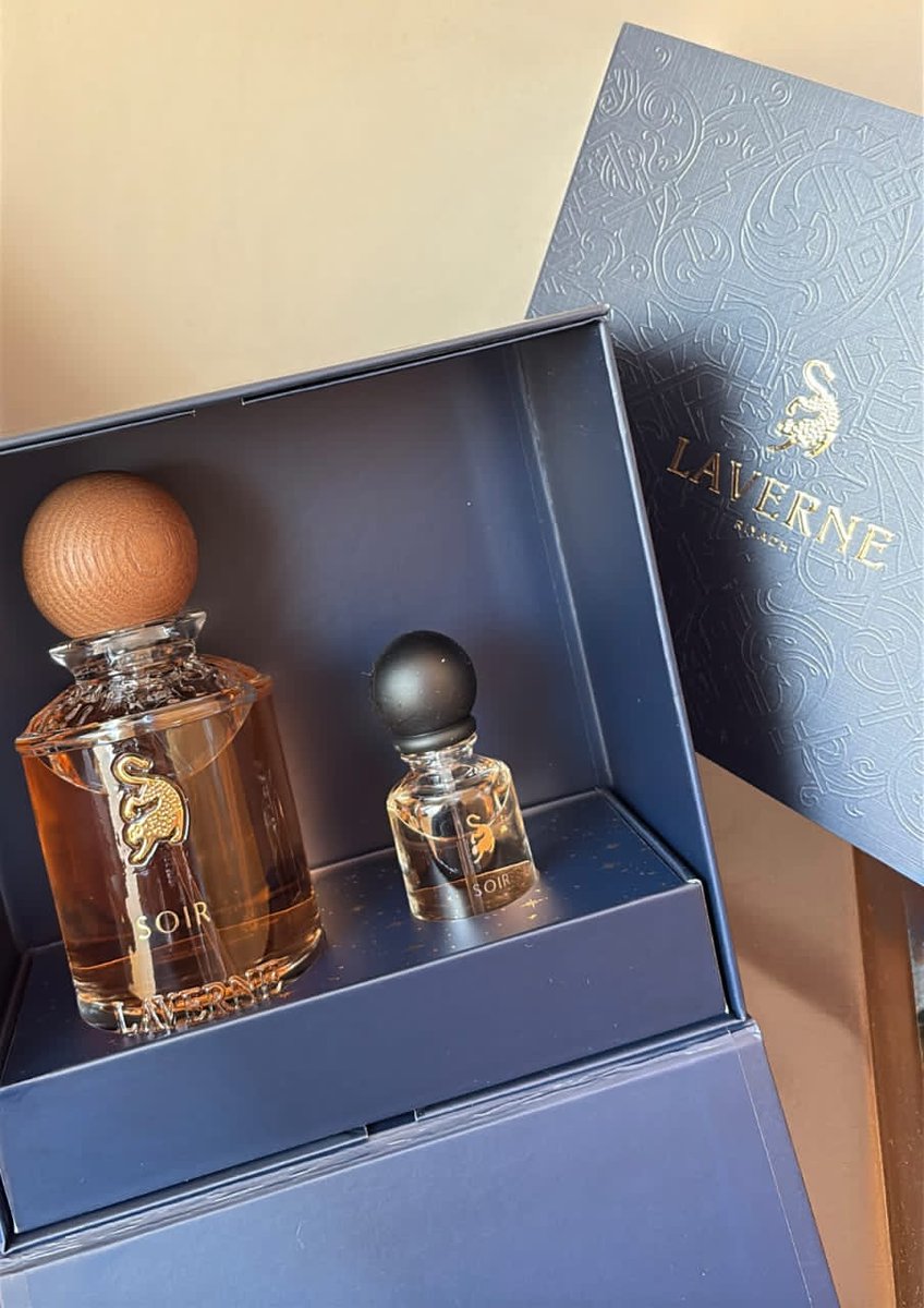 عطر سوار من لافيرن عطر ما يمر مرور الكرام  افخم عطر محاااايد  جربته بالفتره الاخيره التغليف مرتب وشكله فخم عجبتني فكرة العينه ممتازه عطتني مجال اجربه قبل افتح العلبه الكبير بس ولا غلطه تهبلووون لافيرن ❤️‍🔥🤎🤎