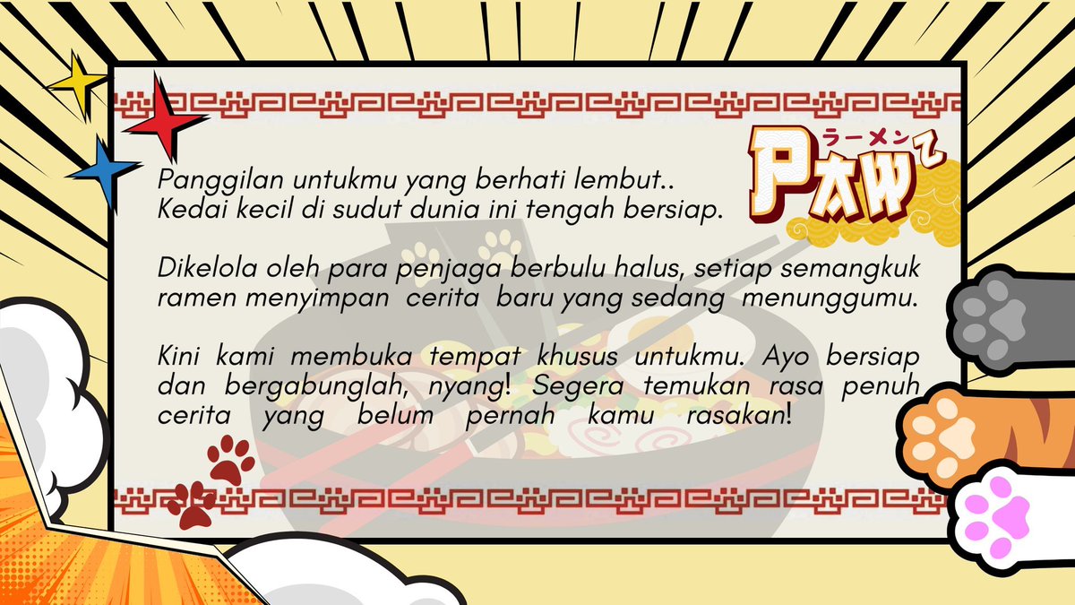 OA meng lucunya, udah rilis timetable nih yuk merapat siapa tau dapet semangkuk ramen! 🍜