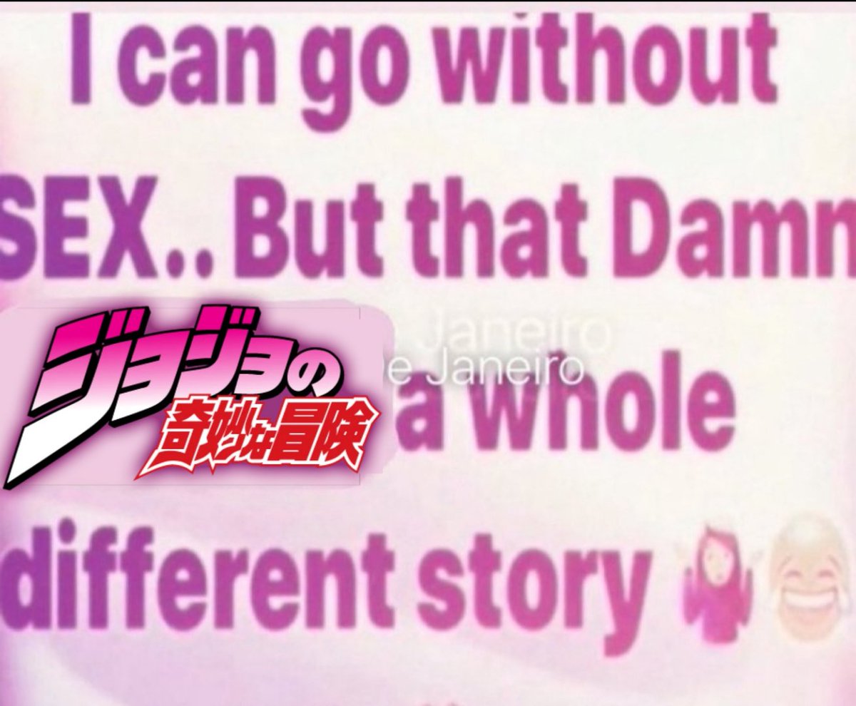 I genuinely get jojo withdrawals