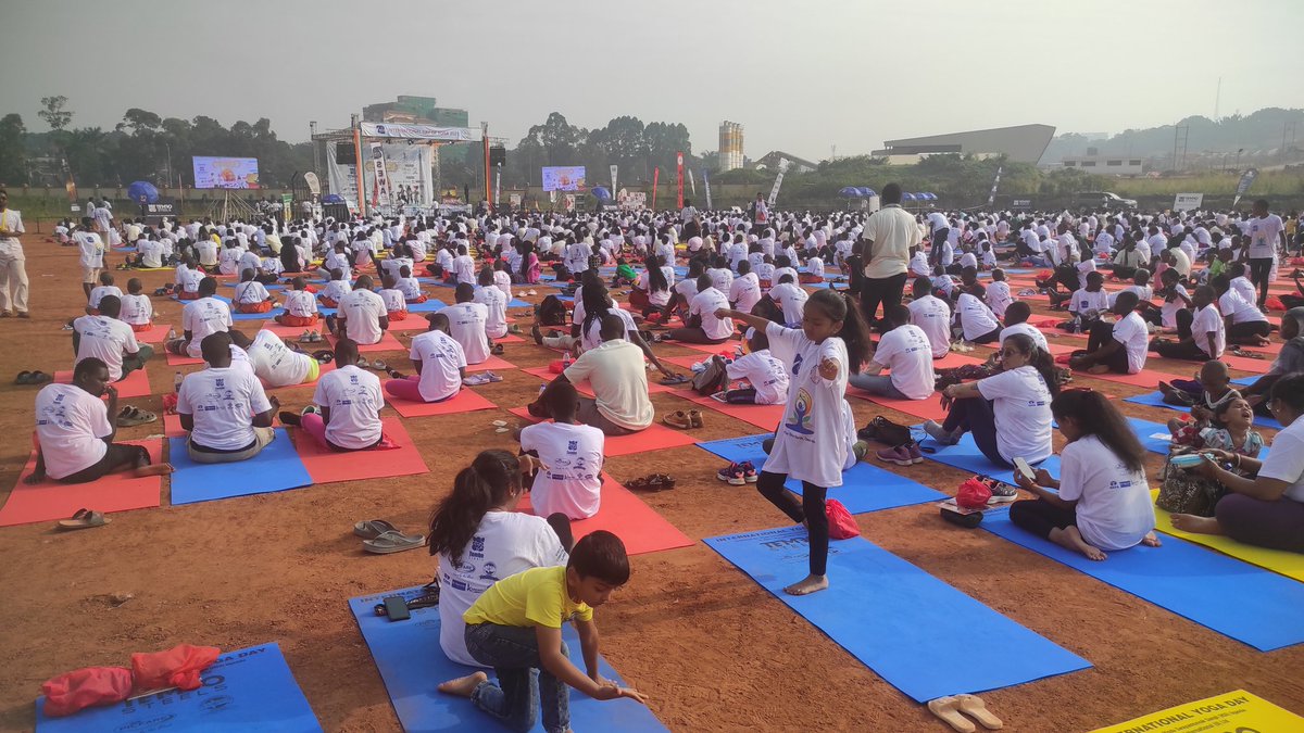 International Day of Yoga...
Halla at me if you have an event...
Stage, Screens,Sound,Lights, Video etc +256714220242