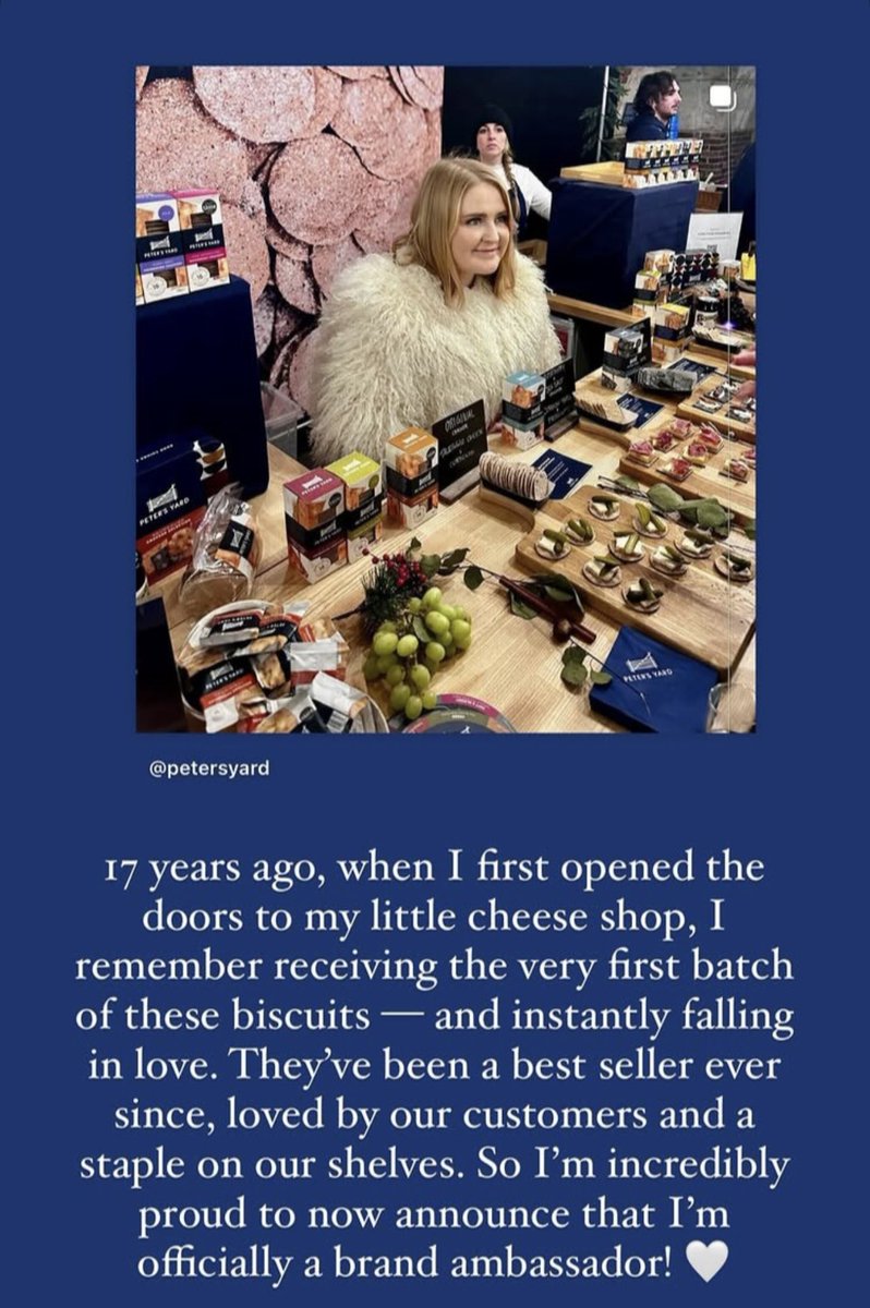 17 years ago, when I first opened the doors to my tiny cheese shop, I remember receiving the very first batch of Peter’s Yard crackers. I was instantly hooked — and they’ve been a best seller ever since 
So I’m beyond proud to now be an official brand ambassador for Peter’s Yard