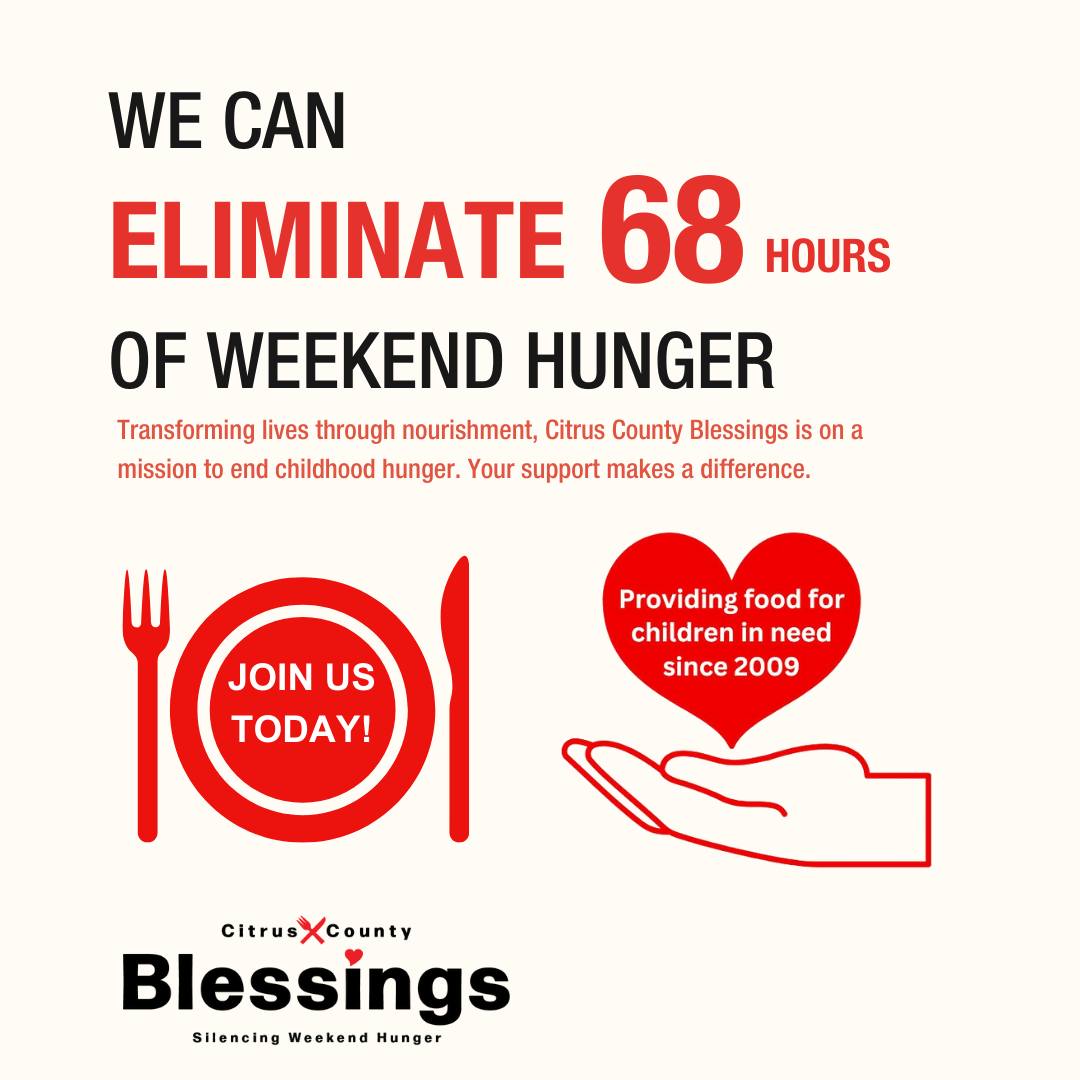 🌟 It's Never Too Early to Make a Difference 🌟

Before the school bell rings this fall, you can already be a hero.

📲 tinyurl.com/27ktfjas #CitrusCountyBlessings #citruscounty #cometogether #beyondtheclassroom #makeadifference