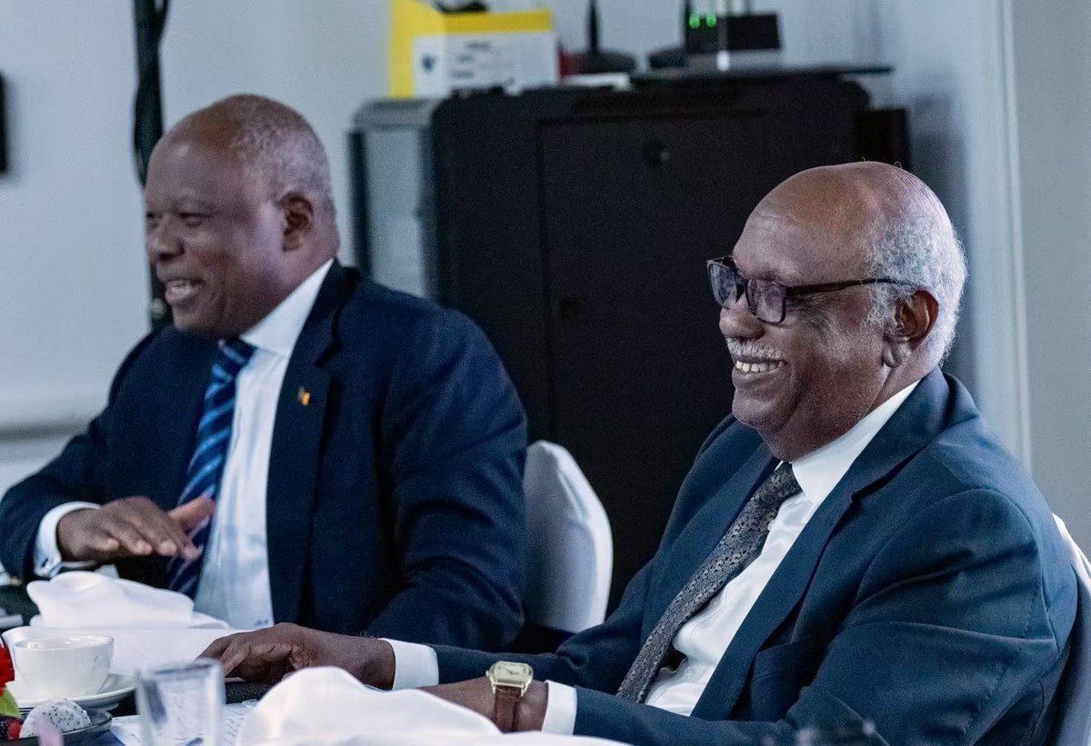 UNAIDS_CN's tweet image. UN, African Ambassadors and Dean bid farewell to H.E. Rahamtalla Osman, honoring his dedication to China-AU-UN tripartite cooperation. Meeting reaffirmed commitment to a bright future for Africa & adopted a structure for China-AU-UN coordination & collaboration under #FOCAC! ✨