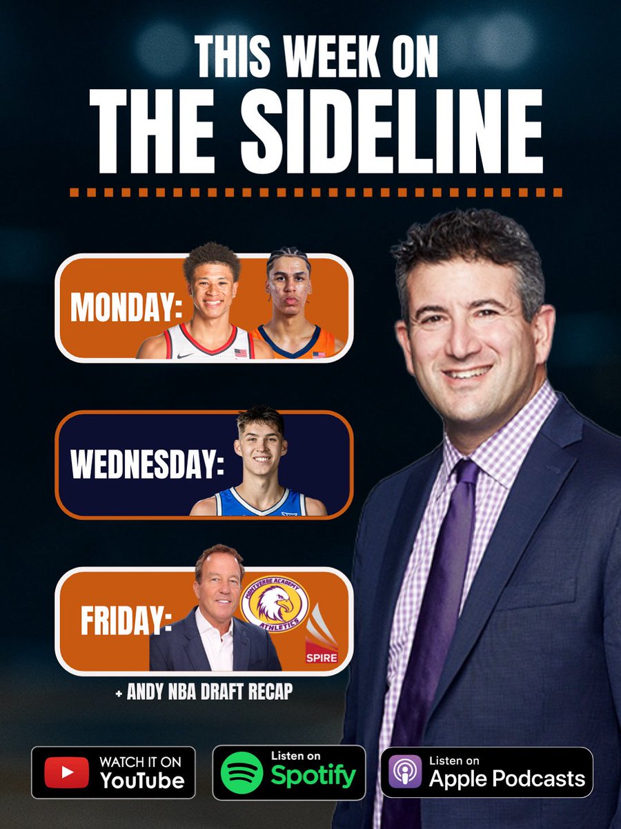 This week on The Sideline with <a href="/TheAndyKatz/">Andy Katz</a> ‼️