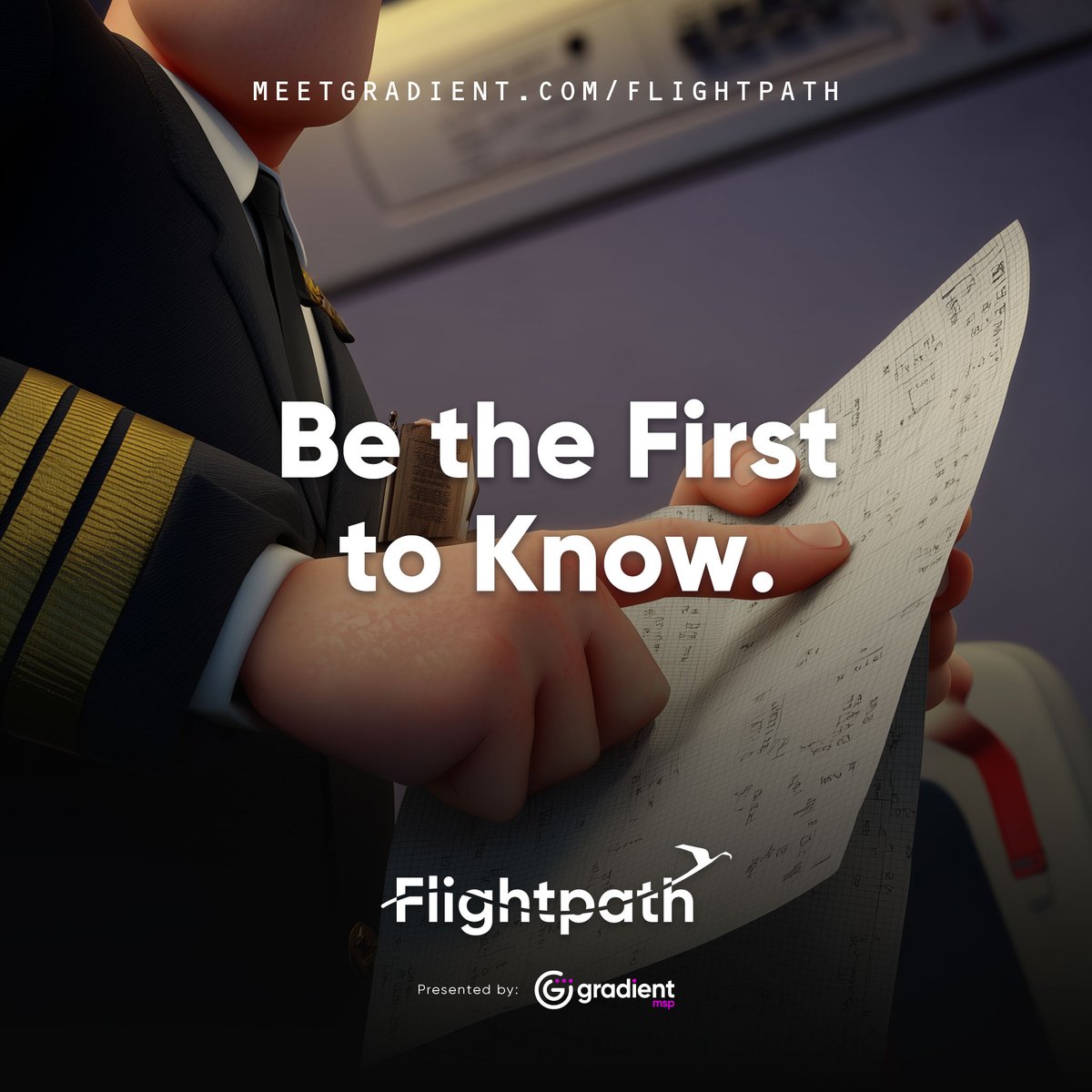 Heard something new is coming from Gradient? You’ll hear about it first on Flightpath. 🛫🦩 Don’t miss your chance to be in the know (not in the inbox waiting for patch notes).

📅 June 25, 2025
🕚 11 AM or 6:30 PM ET – pick your time
🎫  hubs.la/Q03sjKHL0