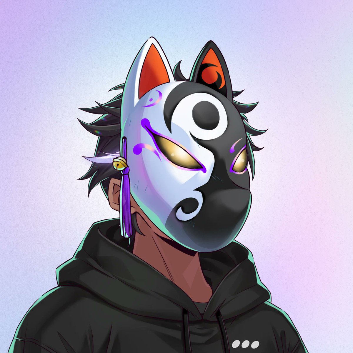 Being a mysterious person concealed behind a mask.

<a href="/dokyoworld/">Dokyo</a>