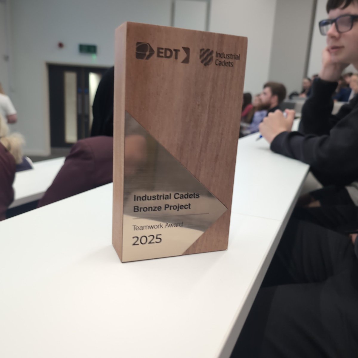 HawardenScience's tweet photo. And we have a winner! Well done team. Best teamwork award. #iccelebration @TheEDTUK https://t.co/9d0CFMBYqO