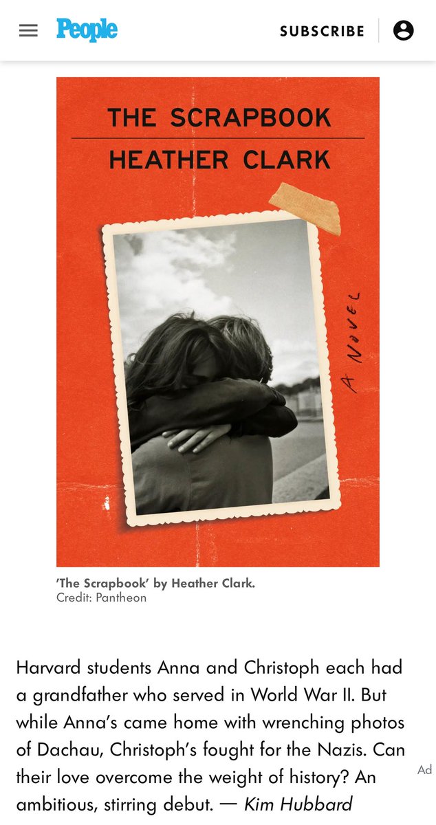 Plathbiography's tweet image. THE SCRAPBOOK is one of People Magazine’s top 3 picks for June! people.com/peoples-best-b…