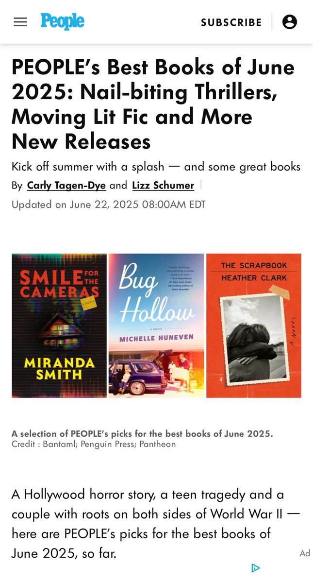 Plathbiography's tweet image. THE SCRAPBOOK is one of People Magazine’s top 3 picks for June! people.com/peoples-best-b…