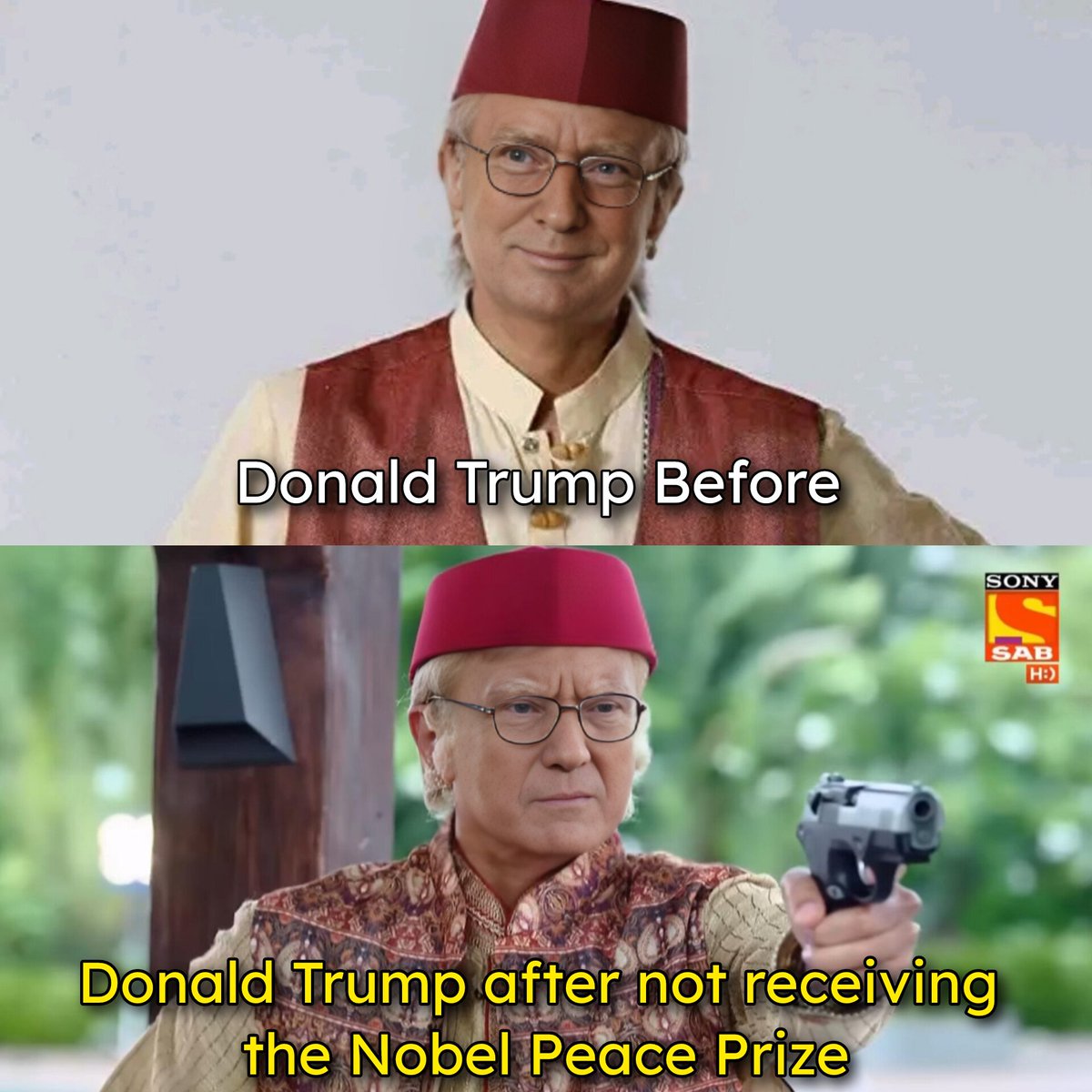 Donald Trump right now.
