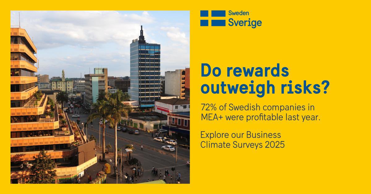 Consulate General of Sweden in Istanbul (@cgsweist) on Twitter photo Get all the insights you need from Swedish companies operating across the region.
Download the report: business-sweden.com/insights/repor…
#BusinessClimateSurvey #GrowGlobalSales #TeamSweden <a href="/BusinessSweden/">Business Sweden</a> Get all the insights you need from Swedish companies operating across the region.
Download the report: business-sweden.com/insights/repor…
#BusinessClimateSurvey #GrowGlobalSales #TeamSweden <a href="/BusinessSweden/">Business Sweden</a>