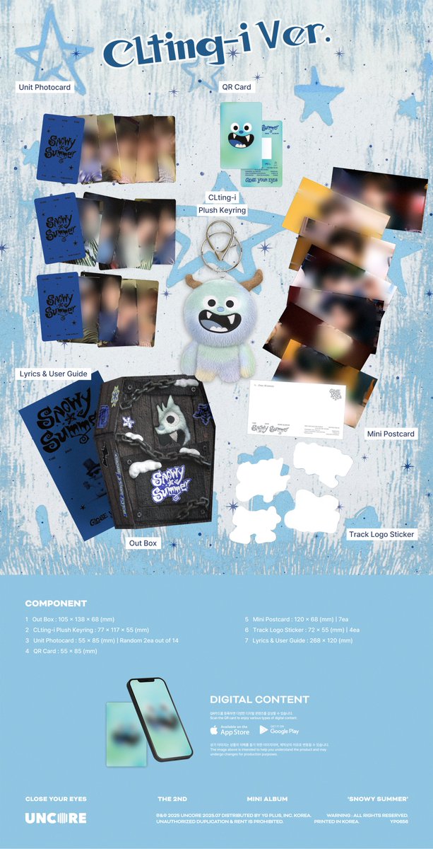 📢] CLOSE YOUR EYES The 2nd Mini Album '𝑺𝒏𝒐𝒘𝒚 𝑺𝒖𝒎𝒎𝒆𝒓